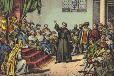 Luther devant la Diète de Worms - German School